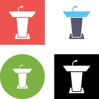 Podium Icon Design vector