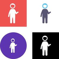 Museum Guide Icon Design vector