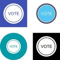 Vote Link Icon Design vector