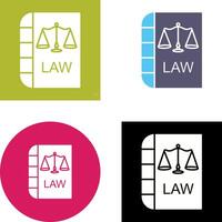 Law and Order Icon Design vector