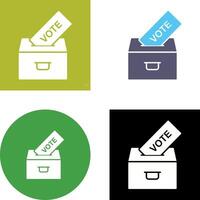 Casting Vote Icon Design vector