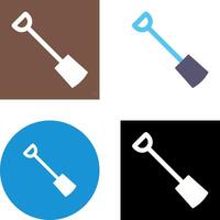 Hand Shovel Icon Design vector