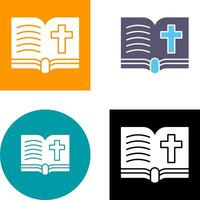 Biblia icono diseño vector