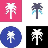 Coconut trees Icon Design vector