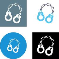 Handcuff Icon Design vector