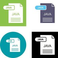 Java Icon Design vector