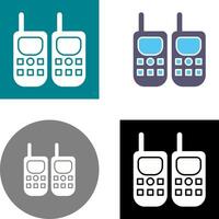 walkie película sonora icono diseño vector