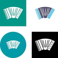 Accordion Icon Design vector