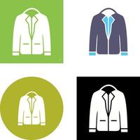 elegante chaqueta icono diseño vector