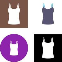 Ladies Vest Icon Design vector