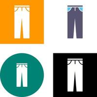 diseño de icono de pantalones vector