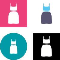 Cocktail Dress Icon Design vector