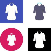 Ladies Shirt Icon Design vector