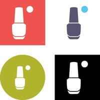 Nailpolish Icon Design vector