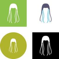 pelo icono diseño vector