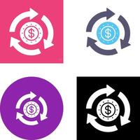 Turnover Icon Design vector