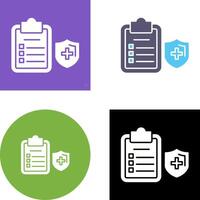 Medical Protection Icon Design vector