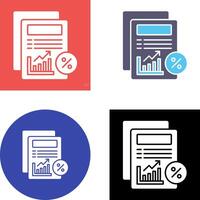 Report Icon Design vector