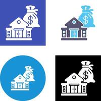 Mortgage Icon Design vector