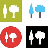 arboles icono diseño vector