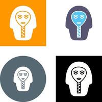 Egyptian Face Icon Design vector