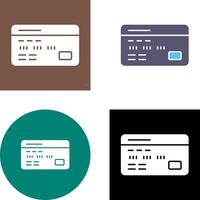 Debit Card Icon Design vector