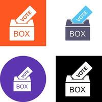 Giing Vote Icon Design vector