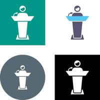 Elected Candidate Icon Design vector