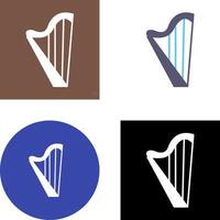 Harp Icon Design vector