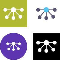 Nodes Icon Design vector