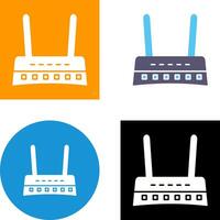 Router Icon Design vector