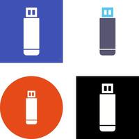 USB Drive Icon Design vector