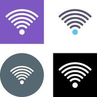 Signal on User Icon Design vector