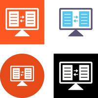 File Sharing Icon Design vector