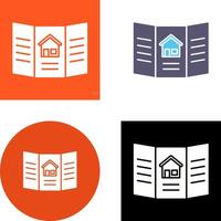 Brochure Icon Design vector