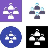 Network Group Icon Design vector