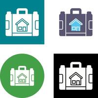 Briefcase Icon Design vector