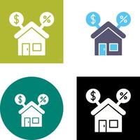 Mortgage Icon Design vector