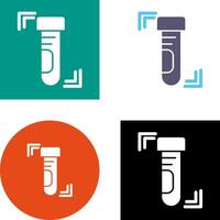 Test Tube Icon Design vector