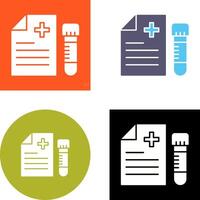 Blood Test Icon Design vector