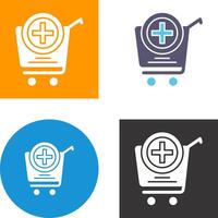 Add to Cart Icon Design vector