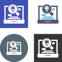 Find Location Icon Design vector