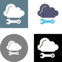 Cloud Computing Icon Design vector