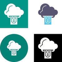 Cloud Computing Icon Design vector