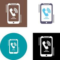 Incoming Call Icon Design vector