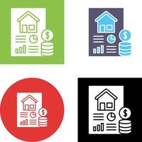 Loan Icon Design vector