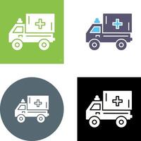 diseño de icono de ambulancia vector