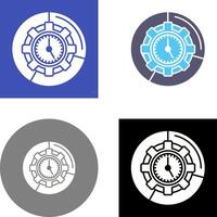 diseño de icono de gestión del tiempo vector