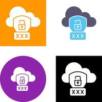 Password Icon Design vector