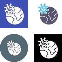 Pandemic Icon Design vector